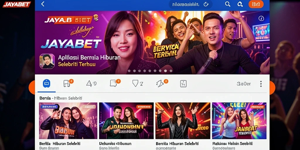 Tampilan antarmuka JAYABET yang menarik dan informatif.