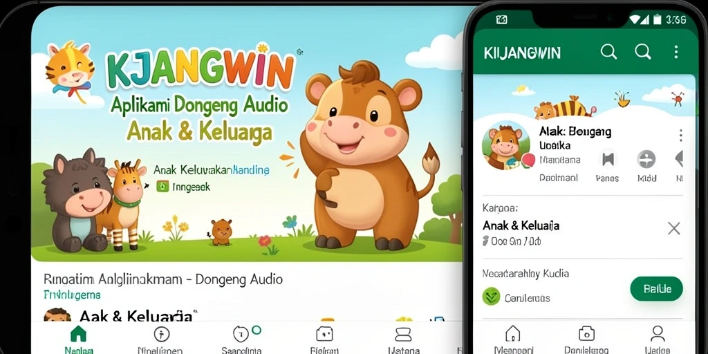 Tampilan antarmuka KIJANGWIN yang ramah anak dan mudah digunakan.