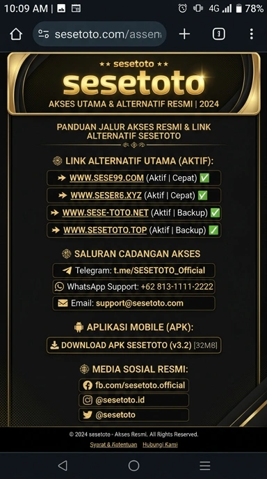 Akses Link Alternatif Sesetoto dengan Aman dan Mudah